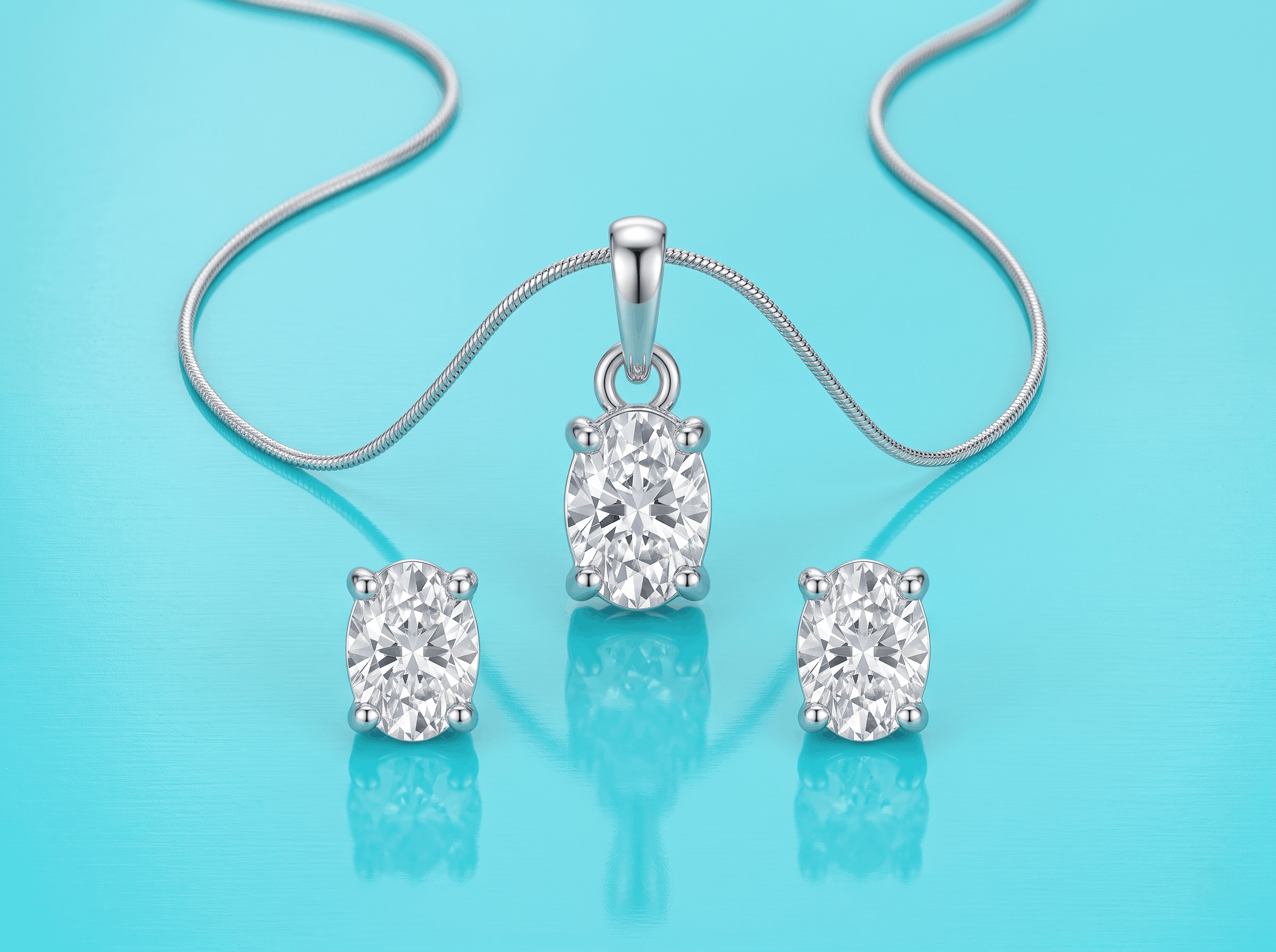 Silver pendant Set